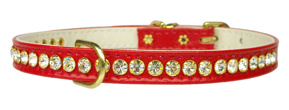 Beverly Red 8 (with clear stones)